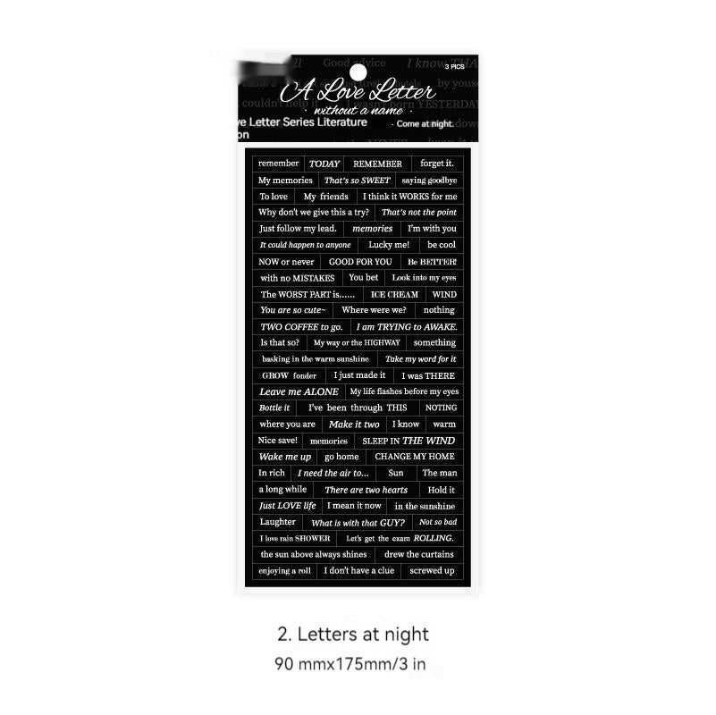 Ins English Quotations DIY Decoration Material Sticker - 图片 8