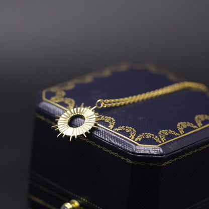 Wind Solar Energy Clavicle Chain Sweater Chain Gold cddd0e8e db9c 430f 8b77 a4e04d2c405f