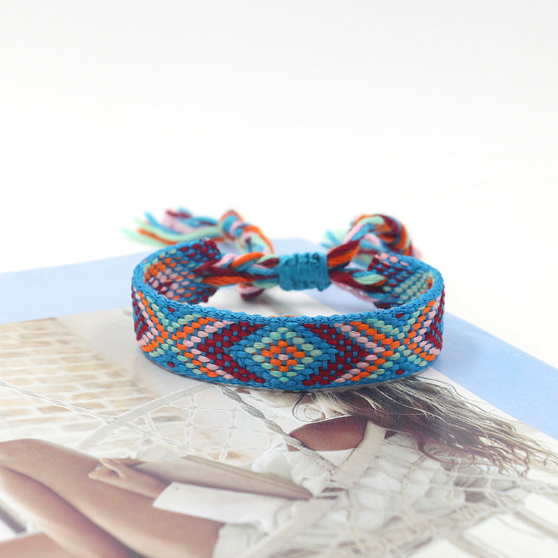 Bohemian Color Woven Bracelet Wristband For Fans cdf6b284 2277 437c b3cf fb2c1c77a0c2
