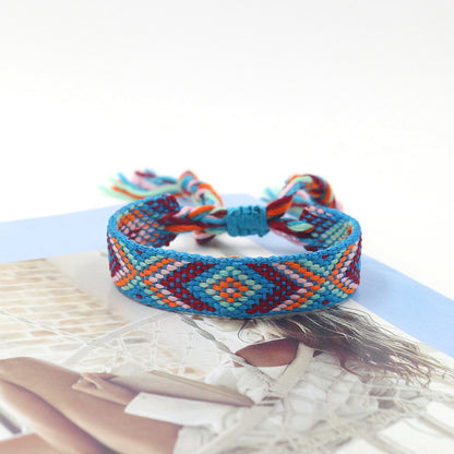 Bohemian Color Woven Bracelet Wristband For Fans cdf6b284 2277 437c b3cf fb2c1c77a0c2