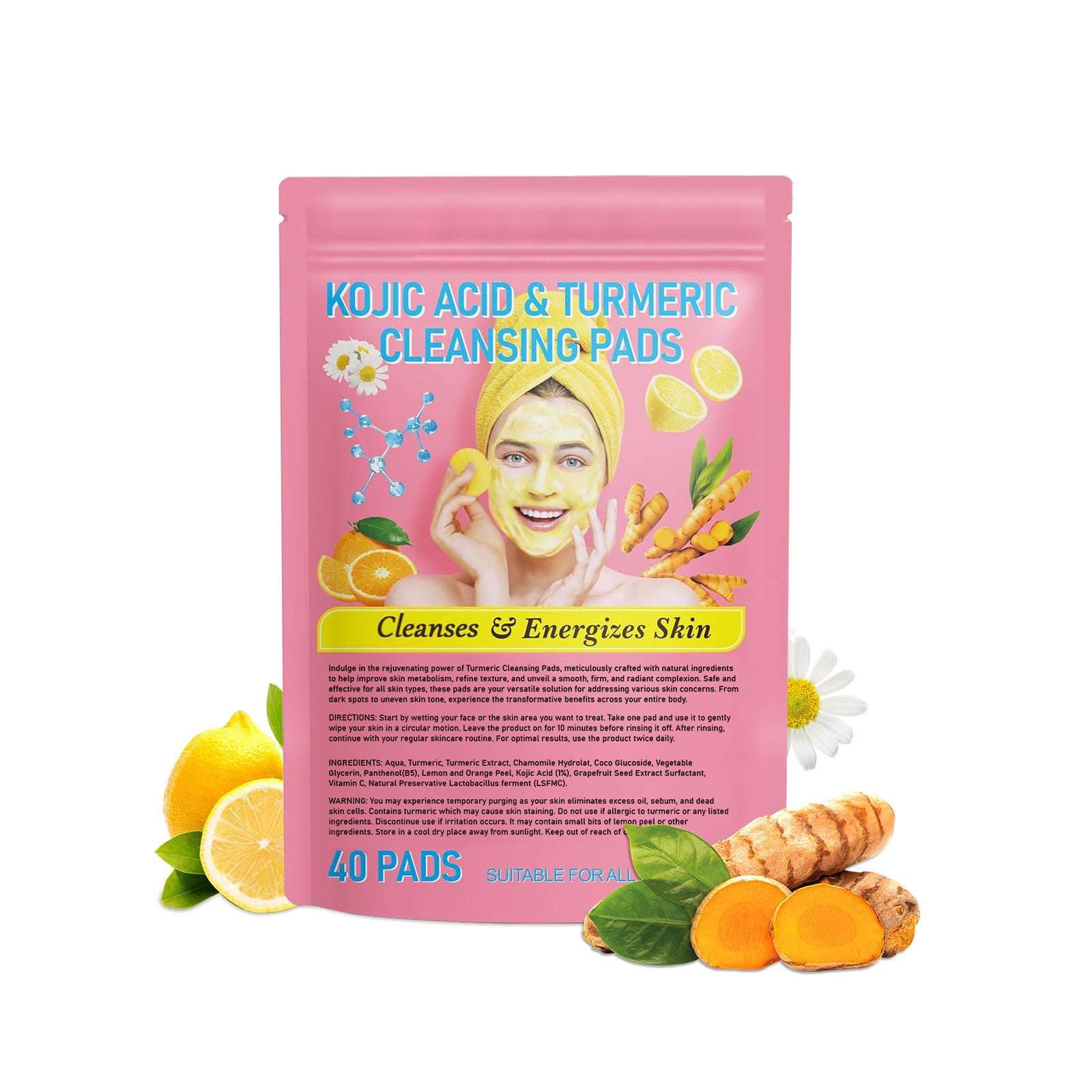 Turmeric Cleansing Pad Compressed Turmeric Kojic Acid ce0037eb 89b8 42ca 873c 8ec93ebf25f3