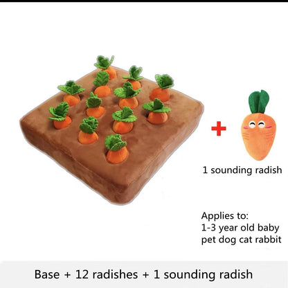 Pet Dog Toys Carrot Plush Toy Vegetable Chew Toy For Dogs Snuffle Mat For Dogs Cats Durable Chew Puppy Toy Dogs Accessories c
