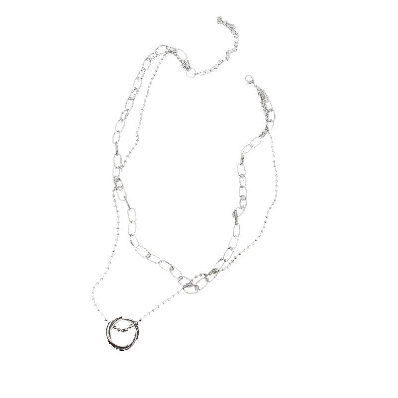 Retro Multilayer Necklace Simple Temperament Short Clavicle Chain ce030cf4 9ddc 4a1c 9f38 686b66451717