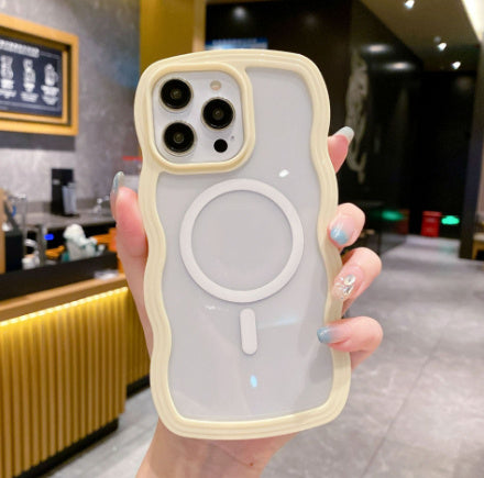 Magnetic Shell Wave Soft Phone Case - 图片 8