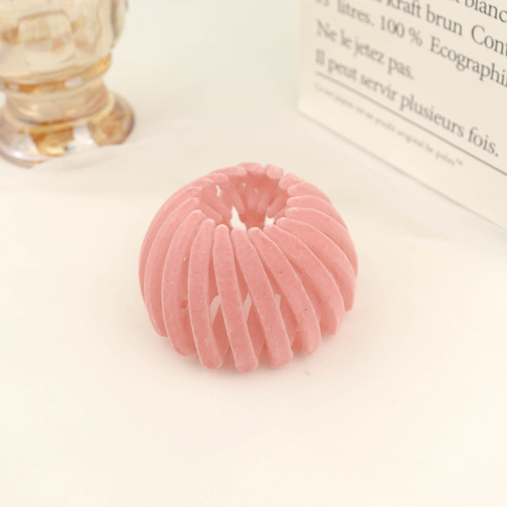 Women Hollow Hair Circle High Horsetail Artifact Fixed Coiler Hairpin Horsetail Headdress Fashion Hair Accessories ce0f61b9 2