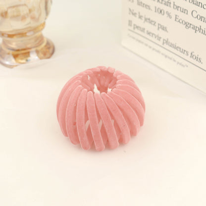 Women Hollow Hair Circle High Horsetail Artifact Fixed Coiler Hairpin Horsetail Headdress Fashion Hair Accessories ce0f61b9 2