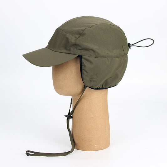 Water Repellent Warm With Velvet Baseball Earmuffs Hat ce1012ca 93bf 45f3 ae06 32408914fba1