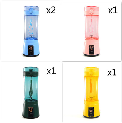 Portable Electric Fruit Juicer Wireless USB Rechargeable Mini Mixer Multifunction Summer Smoothie Blender Machine Kitchen Sup