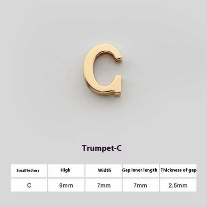 U Perforated 26 English Letters Hardware Accessories ce38638f 4672 422b a418 ec4d022addcc trans
