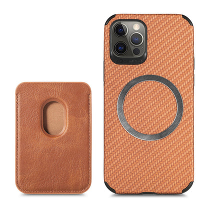 Magnetic Card Holder XR Carbon Fiber Pattern Phone Case ce6cb580 9575 4907 b9b2 b96917d080dc