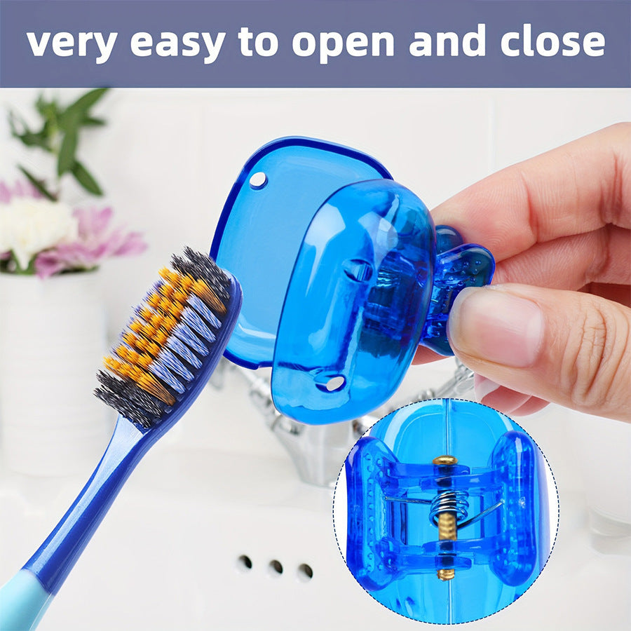 Toothbrush Storage Clip Travel Essential Protective Cap Of Toothbrush Portable Toothbrush Box ce7a3f7c adf6 4ecb 9e96 5149b39