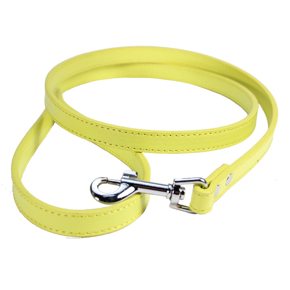 Pet Leash Cat PU Leather Dog Chain ce96d0a3 7933 487d 8b58 9cb21a392a52