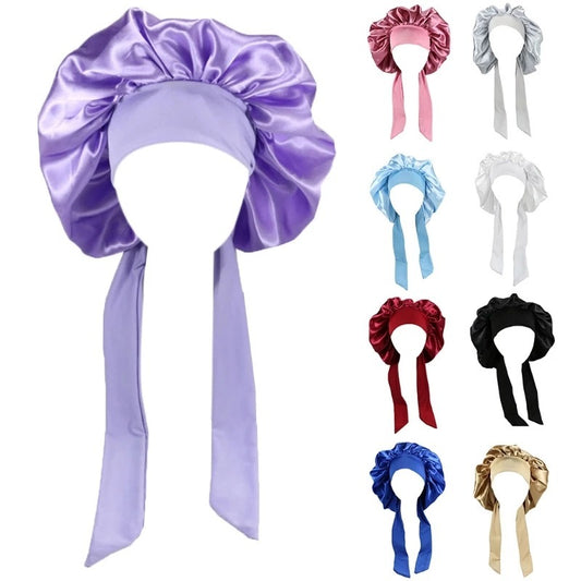 Lace-up Hair Care Silk Nightcap cea91255 1fe4 4559 ac77 3d06a7c299ff