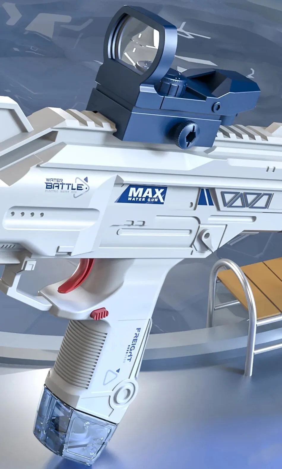 Children Automatic UZI Electric Backpack Water Submachine Gun Fights Summer Toy Water Guns Outdoor Beach Swimming Pool Toys