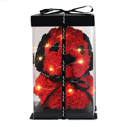 Creative Style Rose Dog Doll Christmas Gift Decoration cedc0ea4 2737 4ce6 ac31 4802af10af80