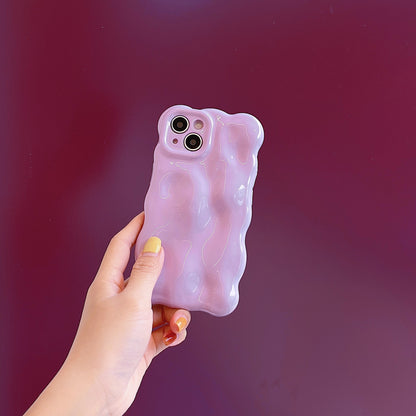 New Irregular Meteorite Pattern Phone Case Solid Color cef662c3 457b 43f2 8d97 04b78ea58057