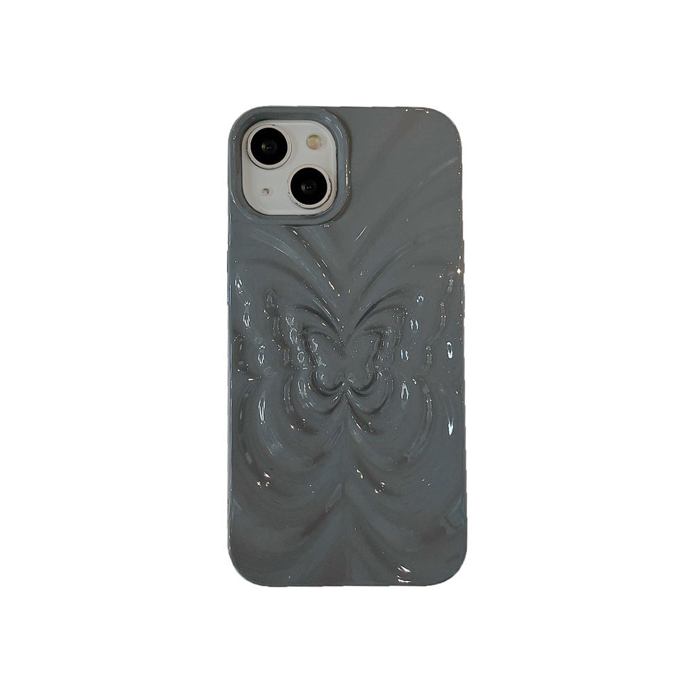 Solid Color Pleated Butterfly Suitable For 14promax Phone Case cef79d9f f49b 486f a481 307c946b6a90