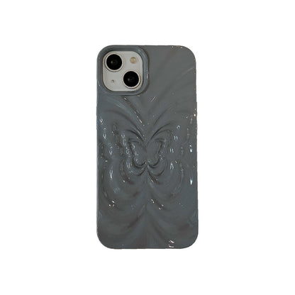 Solid Color Pleated Butterfly Suitable For 14promax Phone Case cef79d9f f49b 486f a481 307c946b6a90