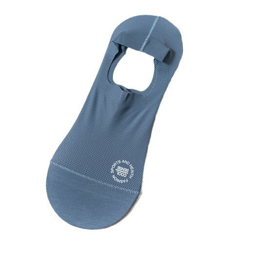 Men's Spring And Summer Ice Silk Cool Feeling Men's Invisible Socks Cotton Bottom cef7e0df 7fca 4678 841f 1d0f630de1c1