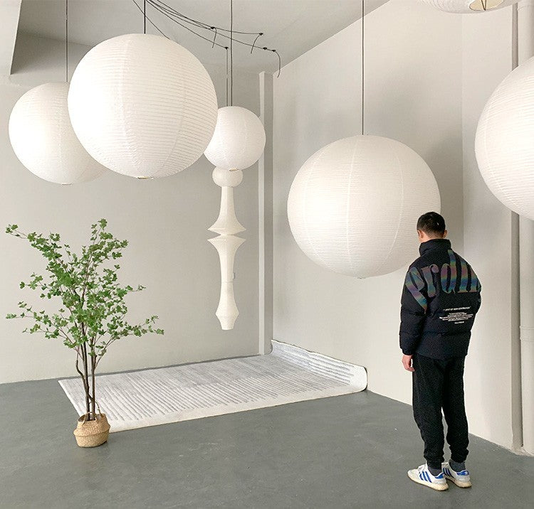 White Paper Lantern Shade In Bedroom And Living Room cf00bce9 7003 4289 89ed a5cd8fdf4186