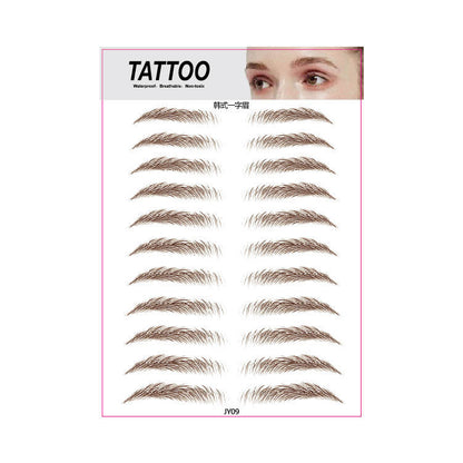 3D Waterproof Semi-permanent Eyebrow Stencil Stickers - HD Wireless Product #11