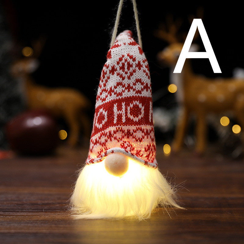 Santa Faceless Doll With Lighted Pendant cf04a511 b0e9 4c48 a6a6 df0c856c538c