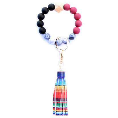 Creative Wooden Bead Bracelet Keychain cf13441f 7179 4865 bcc2 013da39a14a4