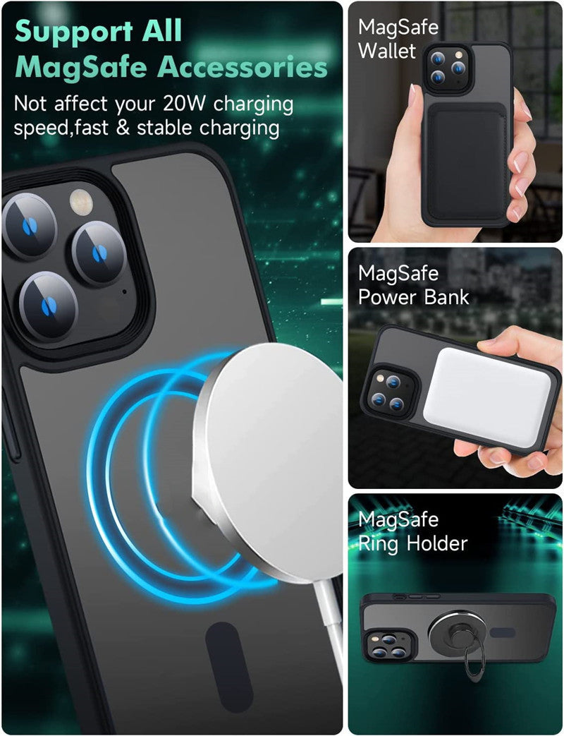 Magnetic Frosted Phone Case Drop Protection Cover cf21ab78 9027 4e82 a5e9 2778ac254ba9