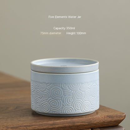 Creative Five Elements Ceramic Tea Pot Moisture-proof Convenient Travel Household cf3511ce cbcb 4c2f aa67 dd10ecd09282 trans 