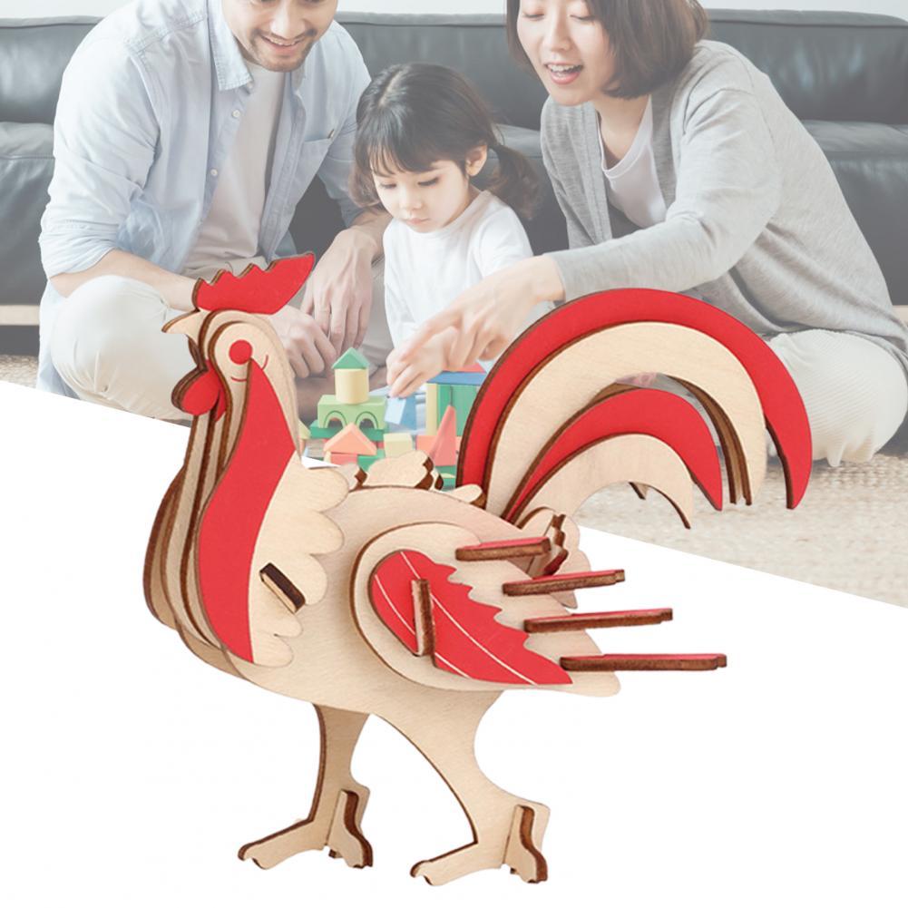 Rex Wooden 3D Puzzle Model Laser DIY Children's Puzzle Simulation Dinosaur Toys cf4568b0 8bde 4c53 9c6d 23d247b49d67