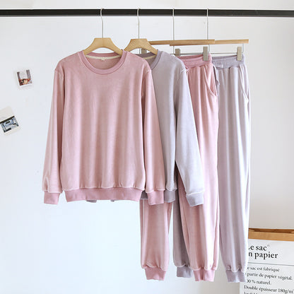 Couple Pajamas Loungewear Can Wear Outside cf4e59fb da80 4c37 a85b e839ffcfd8b8