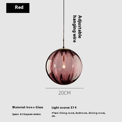 Simple Water-wave Glass Ball Creative Chandelier cf5ea077 f1aa 46c2 aa16 b03efe34f71f trans