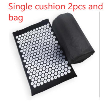 Round Buckle 27 NeedlesAcupuncture Mat, Yoga Mat, Massage Mat 3-Piece Set cf79d7d6 432d 49f2 889b 4df4095b4d56
