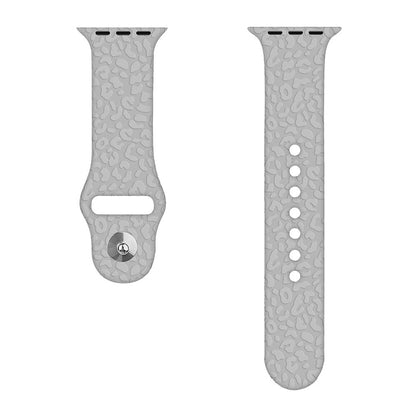 Laser Embossed Silicone Leopard Print Silicone Strap cf82a9de 9cd7 4528 b86d 7658c7a1b42d