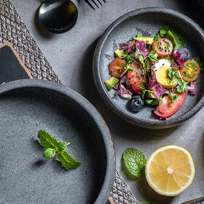 Creative Household Japanese Kiln-formed Ceramic Plates