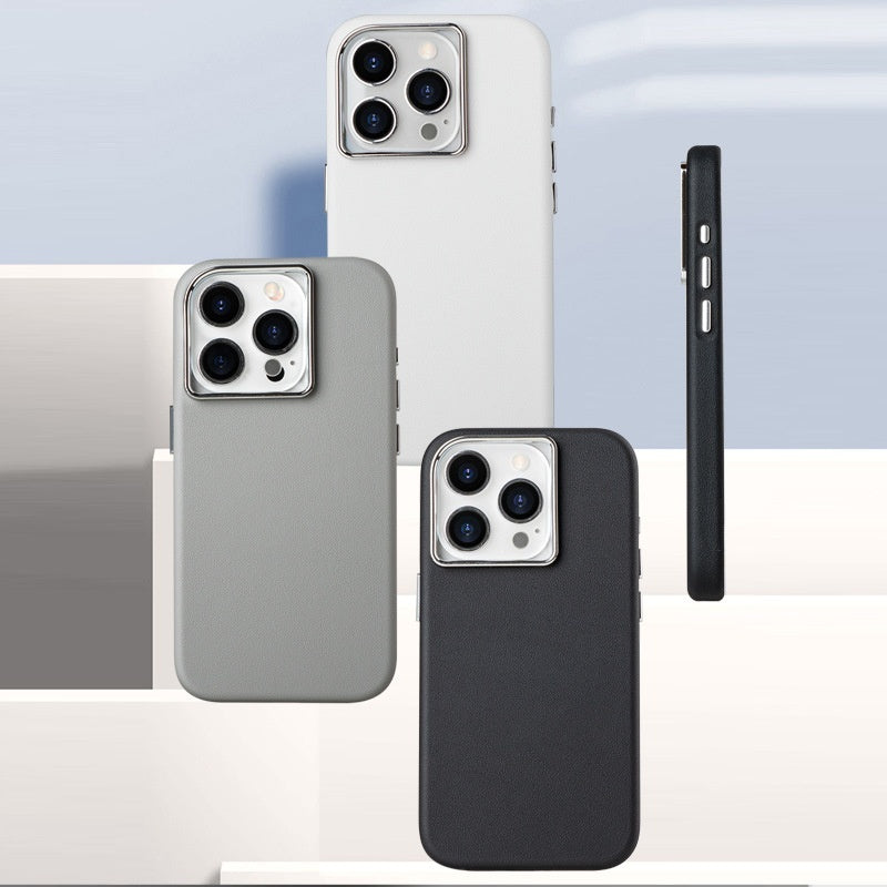 Silicone All-inclusive Leather Phone Case Magnetic Suction - 图片 1