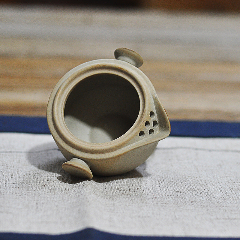 Simple Stoneware Convenient Tea Cup Set One Pot One Cup 1 Person Japanese Style Travel Portable Office Kung Fu Tea Set Teapot