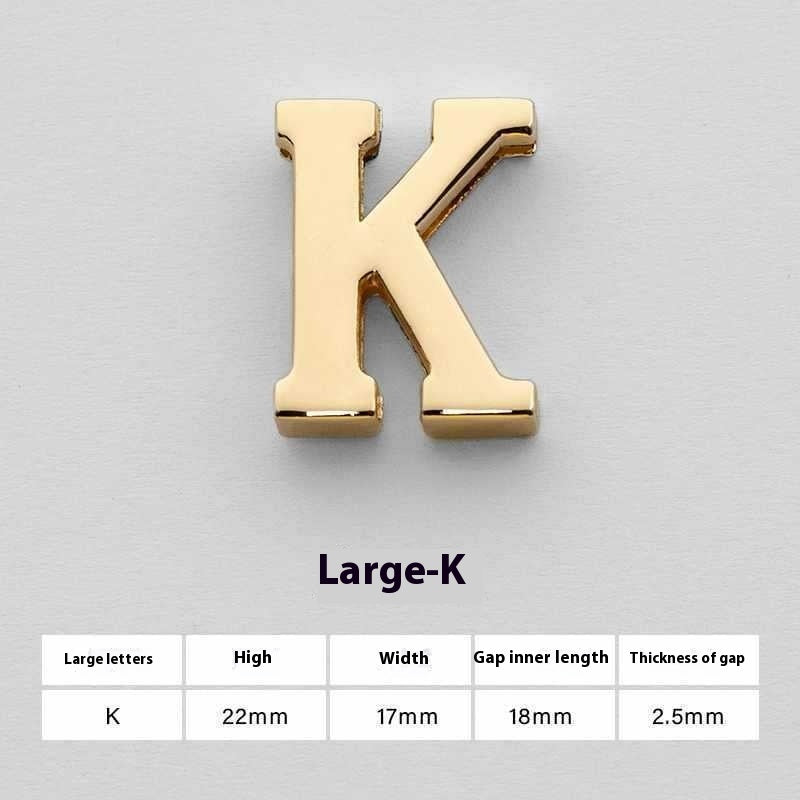 U Perforated 26 English Letters Hardware Accessories cf9f4848 e5e3 4449 b9b9 74350408a3a6 trans