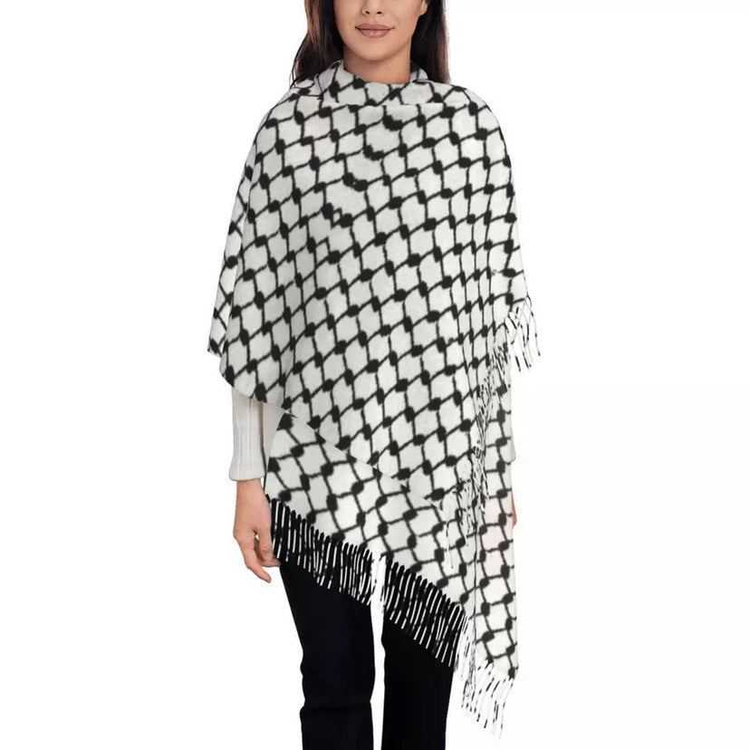 Arab Polyester Scarf Ethnic Style cfa59b2a 362c 48fd 911e 52d25d63c9bc