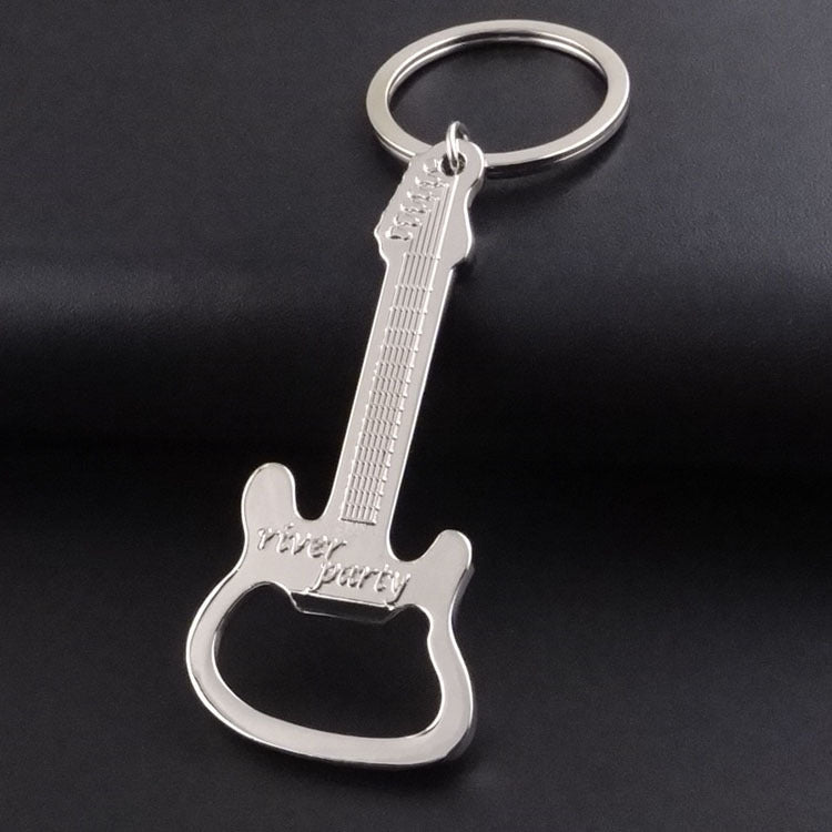 Home Simple Guitar Shaped Bottle Opener Keychain cfa979ec c849 4f9e a059 6f28514d72cc