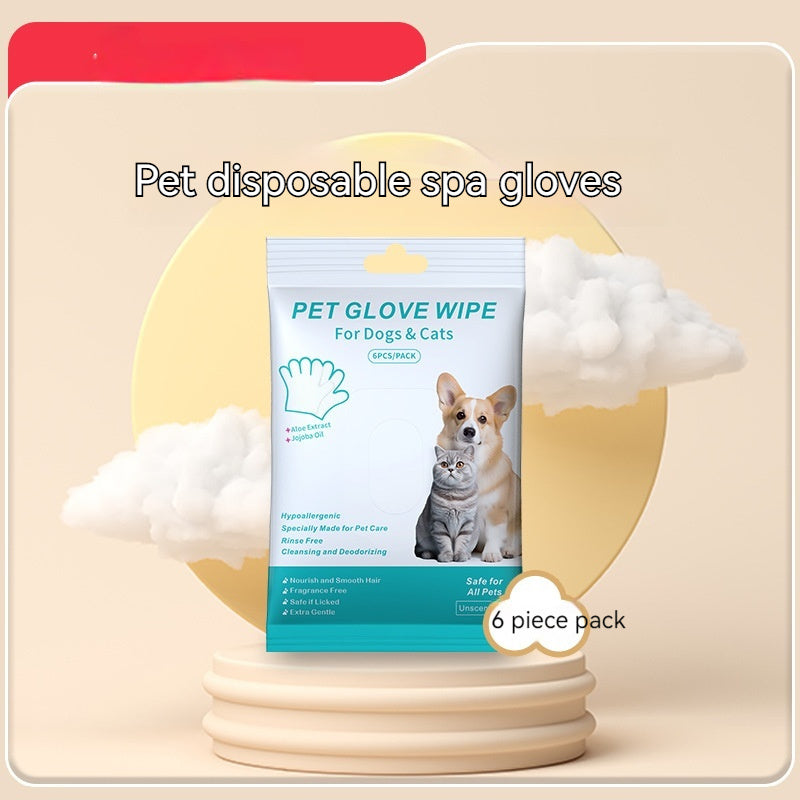 Pet Disposable Gloves Cat Dog Cleaning Dry Cleaning Gloves Pet Products cfc74ff0 e5d4 40ef 8454 4be3a130ee39 fine