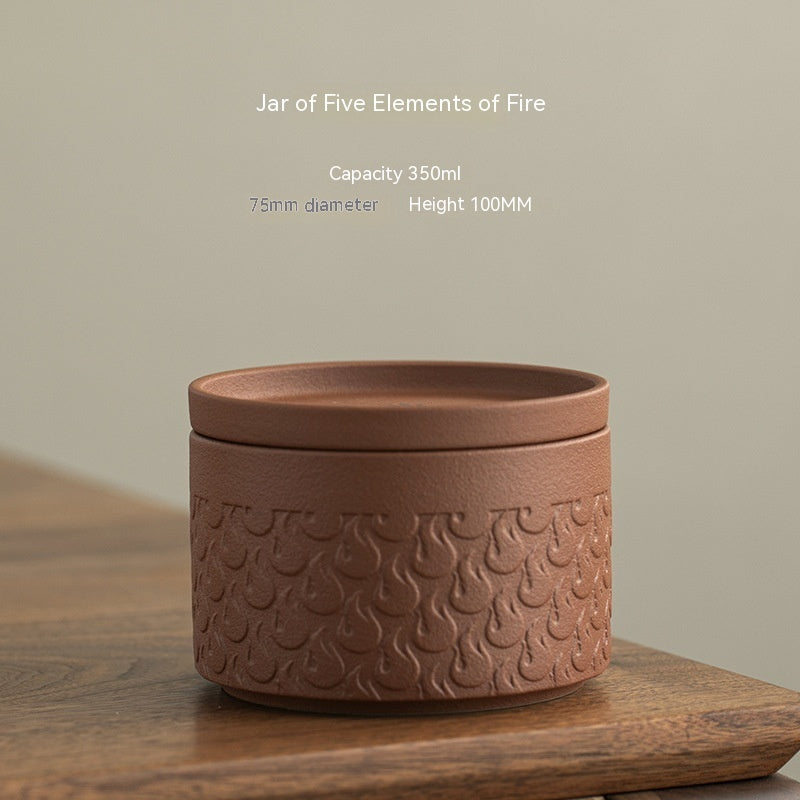 Creative Five Elements Ceramic Tea Pot Moisture-proof Convenient Travel Household cfd2e9ad 2fc8 4b29 981c 7148fa04ad47 trans 