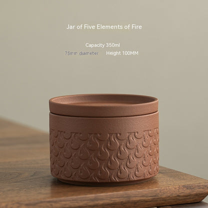 Creative Five Elements Ceramic Tea Pot Moisture-proof Convenient Travel Household cfd2e9ad 2fc8 4b29 981c 7148fa04ad47 trans 