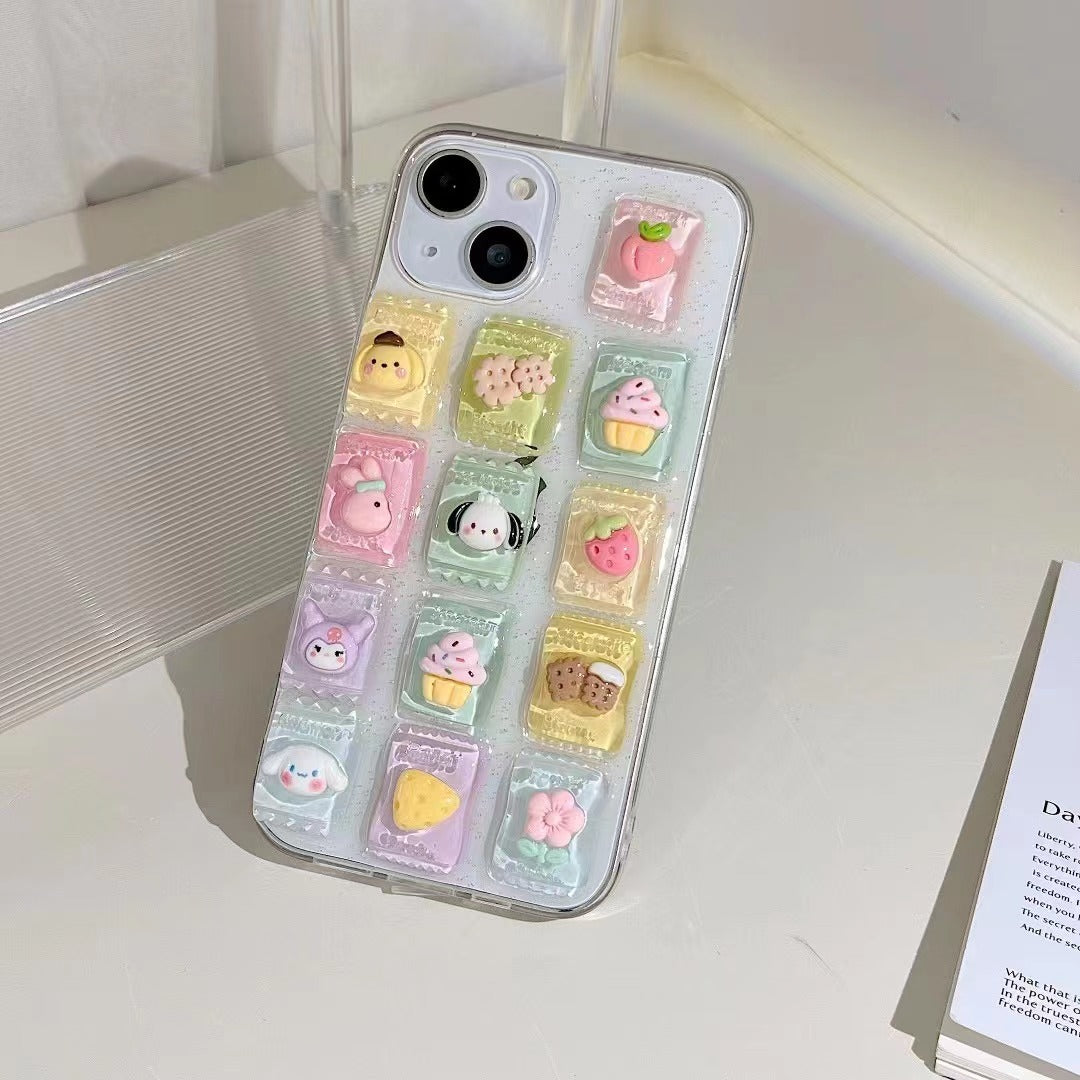 Creative Adhesive Candy Mobile Phone Shell cfd60632 eb18 4bf9 ac52 cbcbf2cc902d