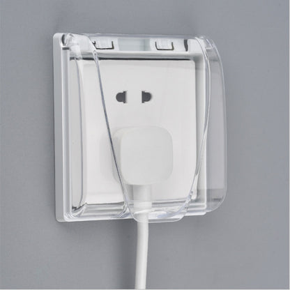 Waterproof Box Household Bathroom Adhesive Splash-proof Box Wall Switch Socket Protective Cover cff68f68 d960 4809 952e a8ffc