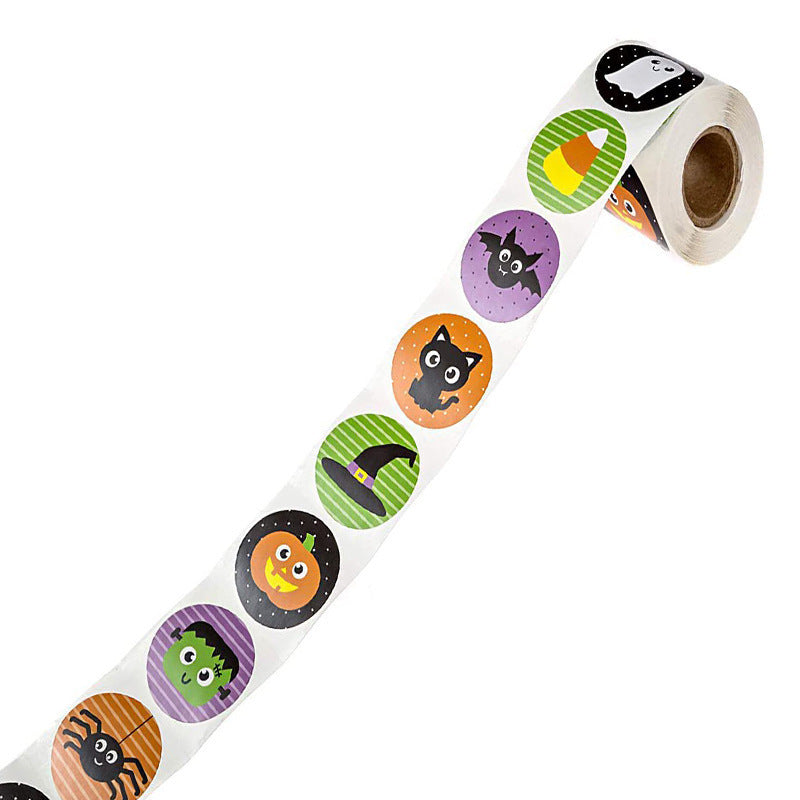 8 Kinds Of Cartoon Spider Bat Hat Halloween Stickers Tags - HD Wireless Product #4