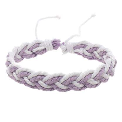 Simple Artistic Style Cotton String Hand Woven Hand Rope Bracelet d033649a d930 4282 bc92 b15f6c9c061a