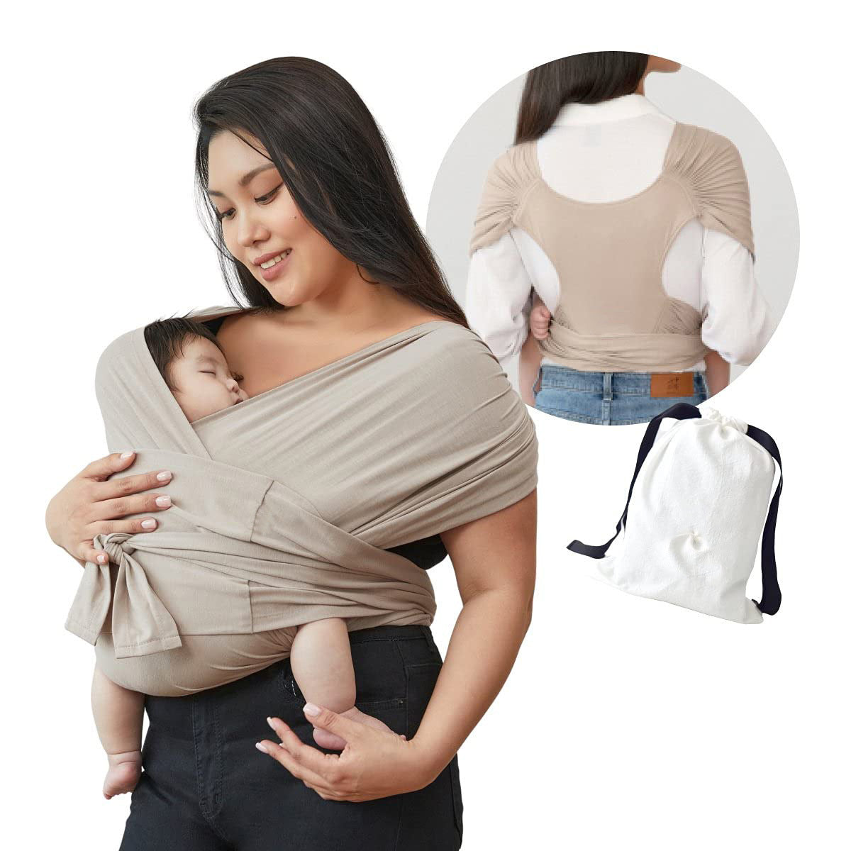 Summer Cotton Cross Simple  Baby Carrier d0473a78 6d70 4fc7 ae1e 64c4e8dcf501 e277ec8b 3fba 46b4 8ceb 83e88b668a4f