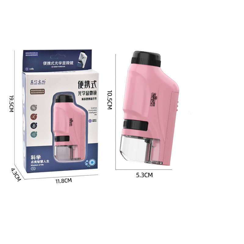 Children's Portable Optical Handheld Microscope Toy Mini Creature d051cac8 ff49 40e1 badc 674d80be257b
