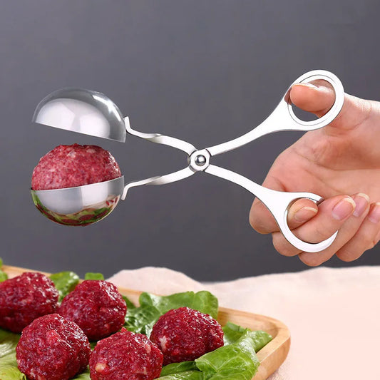 Meatball Maker Tool Clip Fish Meat Rice Ball Making Mold Tools Stainless Steel Meat Baller Tongs Kitchen Gadgets d052dadf b20
